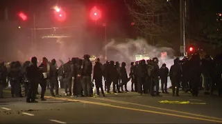 Riot declared at Penumbra Kelly building in Portland following Daunte Wright vigil