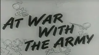 At War With The Army (1950) Jerry Lewis & Dean Martin WWII Comedy