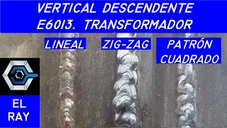 How to weld in descending vertical. 6013 electrode.
