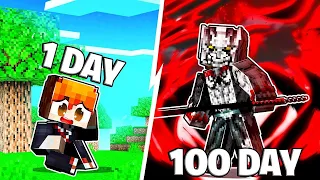 I Played Minecraft Bleach As ICHIGO KUROSAKI For 100 DAYS… This Is What Happened