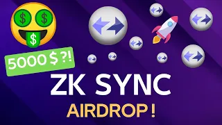 Comment gagner jusqu'à 5000$ grâce au AIRDROP ZKSYNC ? 🤑 Les étapes pour être éligible ! 🚀 [TUTO]