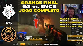 G2 vs ENCE - JOGO COMPLETO (Todos os Mapas) Grande Final IEM Cologne 2023