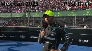 Lewis Hamilton Post Race P2! @ Mexican GP 2023! Fastest Lap!