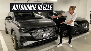 AUTONOMIE RÉELLE du Audi Q4 e-tron 50: impressionnant !