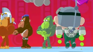 Teeny Titans Go! Figure (3 Gorilla Squad vs the Cpu| Original Idea)