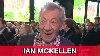 The Hobbit 3: Ian McKellen Gandalf Interview - The Battle of the Five Armies World Premiere