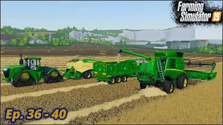 Sandy Bay🔹Ep. 36 - 40🔹TWO HOURS of FARMING & MUSIC🔹Farming Simulator 19