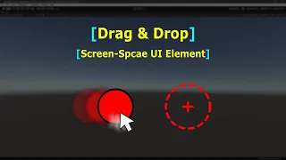 Drag & Drop UI | Screen-Space UI Elements | C# | Unity Game Engine