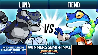 Luna vs Fiend - Winners Semi-Final - Midseason Invitational 2022 - 1v1