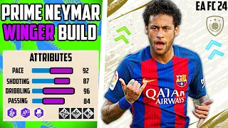 THE MOST *ICONIC* SKILLFUL BEST PRIME NEYMAR JR WINGER BUILD EA FC 24 Pro Clubs