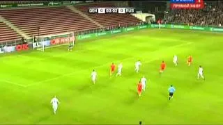 "Дания - Россия" 0:1 (Широков на широкую)