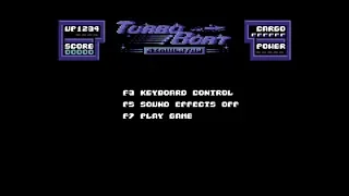 Turbo Boat Simulator Review for the Commodore 64 by John Gage