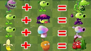 Pvz 2 Discovery - All PEA Plants Fusion & Evolution Noob -  Pro Version