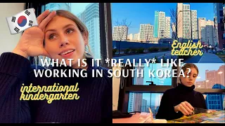 Working in SOUTH KOREA 🇰🇷 | A day in my life as an English teacher at an international kindergarten