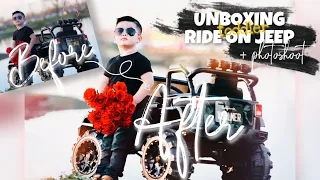 Unboxing Toddler Ride On Jeep + Photoshoot | Before & After