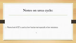 Urea cycle, hyperammonemia and nutritional management