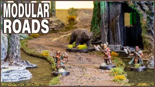 QUICK and EASY Modular Dirt Roads for Wargaming, Dungeons and Dragons, and Frostgrave!