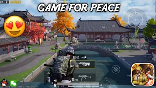 WOW!!🤩 GAME FOR PEACE GAMEPLAY🔥🔥l PUBG MOBILE CHINESE VERSION l GAME FOR PEACE l QQ ACCOUNT SIGNUP.
