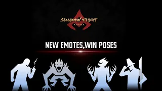 Shadow Fight Arena:New Emotes, Emperor Win pose🔥🔥