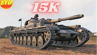 T-100 LT  15K Spot + Damage  World of Tanks Replays ,WOT tank games