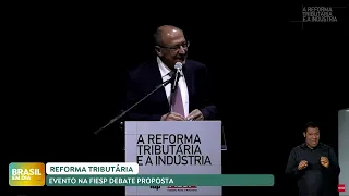 Reforma Tributária: Alckmin expões 'o caso do Pão de Queijo' em evento na Fiesp