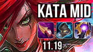 KATARINA vs VEX (MID) | 2.9M mastery, Godlike, 15/5/10 | EUW Diamond | v11.19