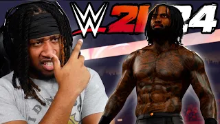 WWE 2K24 MyRISE #3 - NEW TATTOOS AND NEW MOVE SET!