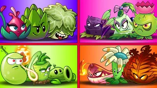 Random 4 Best Plant Teams - Plants vs. Zombies 2