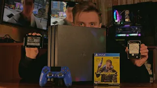 Cyberpunk 2077 на PS4 Pro SSD vs HDD. РЕЗУЛЬТАТ УДИВИЛ!