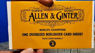 2020 Topps Allen & Ginter Hobby Box Opening  - /25 + /99 - rip card case hit - baseball mystery box