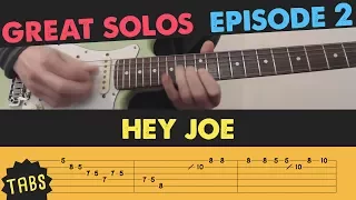 Hey Joe SOLO // Lesson // Tutorial // Tab