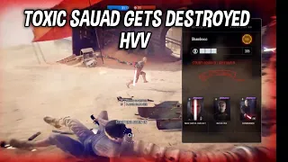 BATTLEFRONT 2 TOXIC HVV SQUAD DESTROYED