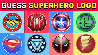 Guess ALL the Superheroes by Logo | Superhero Quiz