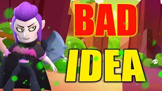 NO HAT MORTIS in SOLO SHOWDOWN - BAD IDEA (Brawl Stars)