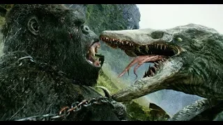 Cảnh Chiến Đấu Giữa - Kong Vs Skull Crawler - Kong Skull Island  (2017) Movie Full Hd