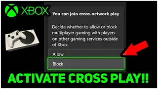 Xbox Series X/S How to Activate CrossPlay!