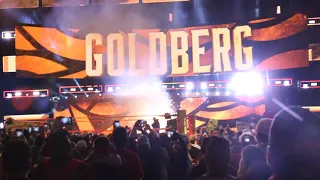 (WWE RAW) Goldberg Entrance Live! - The day after Beat Brock Lesnar in Survivor Series 2016