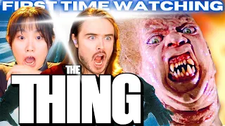 *TRAUMATIZING MY GIRLFRIEND* The Thing (1982) Reaction: FIRST TIME WATCHING