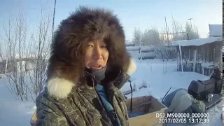 How to start a snowmobile Buran at -45 degreesor below Yakutia Russia Eng Subs