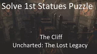 Solve 1st Statues Puzzle The Cliff The Western Ghats Uncharted: The Lost Legacy