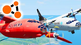 Airplane Crashes & Midair Collisions #6 - BeamNG Drive