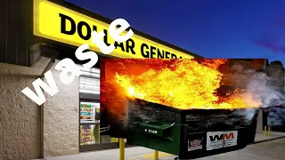 Dollar General waste so much dumpster diving