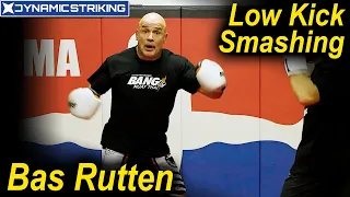 Low Kick Smashing Leg by Bas Rutten