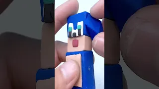 Sonic but It's Minecraft Version / Making Sonic With Clay