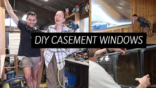 DIY CASEMENT WINDOWS (build and installation) | The Eberharts