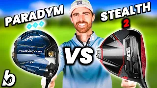 Callaway Paradym vs TaylorMade Stealth 2 | BATTLE OF THE CARBON DRIVERS 2023