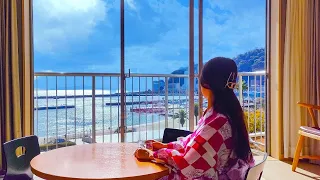 Japan's Famous Hot Spring & Private Onsen in Ryokan in Atami😴🛌$121