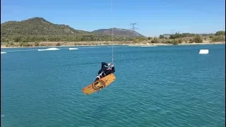 Double S-Bend Wakeboard TNX Cable Park