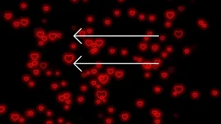 Flying Heart❤️Red Heart Neon Lights Love Heart Background Video Loop [3 Hours] Wallpaper Heart