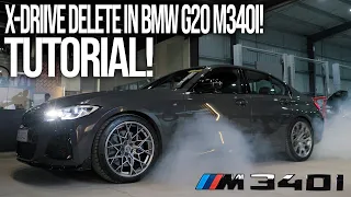 X-Drive Delete in BMW G20 M340i! (Tutorial)